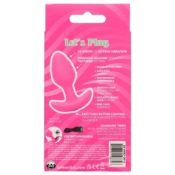 Cheeky Vibrating Glow-In-The-Dark Butt Plug
